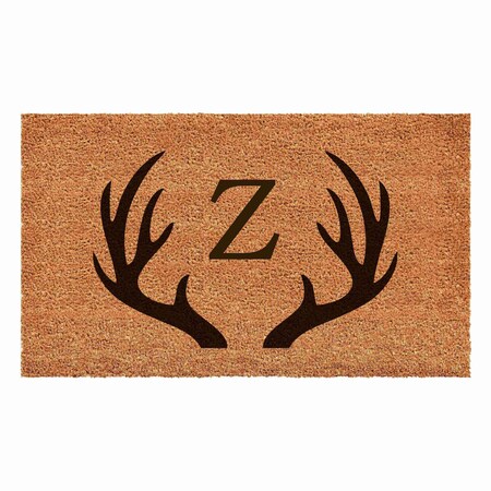 Calloway Mills Monogram Door Mat, Black, Natural, 36 in W x 72 in L 108803672Z